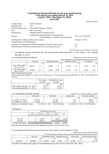 Thumbnail SCSK Corporation
 Quarterly Report 2013-q3