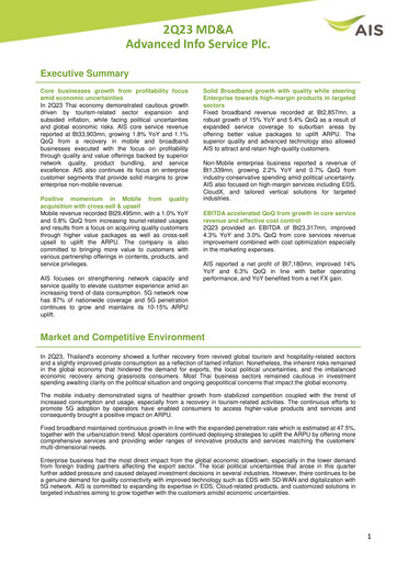 Thumbnail Advanced Info Service (AIS) Quarterly Report 2023-q2