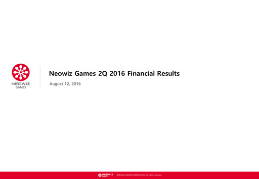 Thumbnail Neowiz Games Quarterly Report 2016-q2