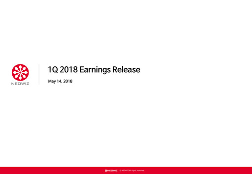 Thumbnail Neowiz Games Quarterly Report 2018-q1