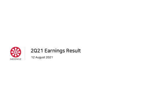 Thumbnail Neowiz Games Quarterly Report 2021-q2