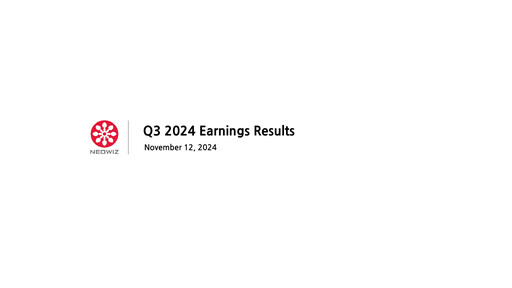 Thumbnail Neowiz Games Quarterly Report 2024-q3