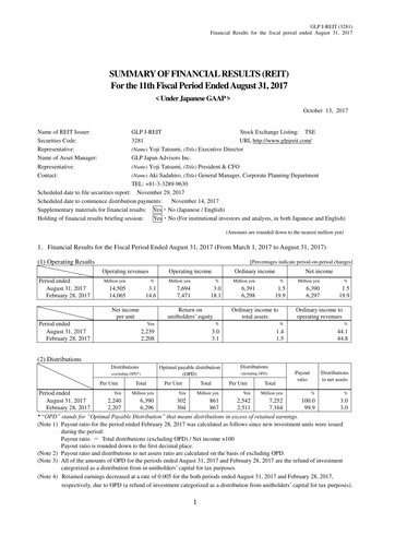 Thumbnail GLP J-REIT Financial Report 2017