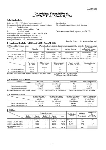 Thumbnail Toho Gas
 Financial Report 2023
