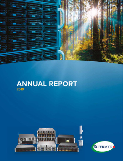 Thumbnail Supermicro Annual Report 2019