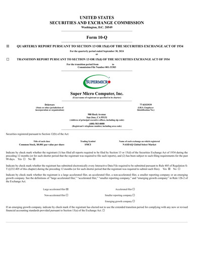 Thumbnail Supermicro Quarterly Report 2025-q1