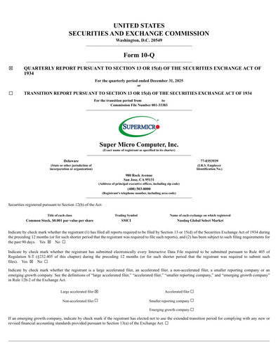 Thumbnail Supermicro Quarterly Report 2026-q2