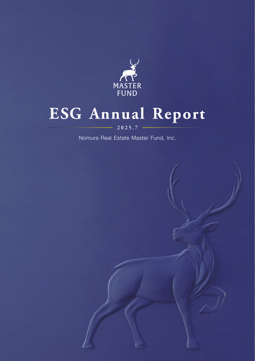 Miniature Nomura Real Estate Master Fund Rapport ESG fy2025