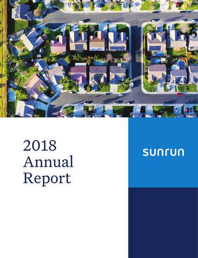Thumbnail Sunrun
 Annual Report 2018
