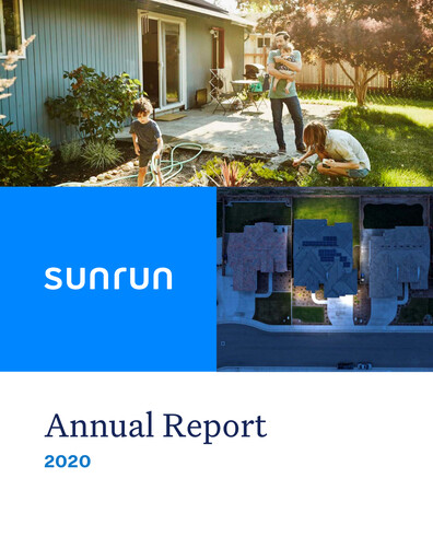 Thumbnail Sunrun
 Annual Report 2020