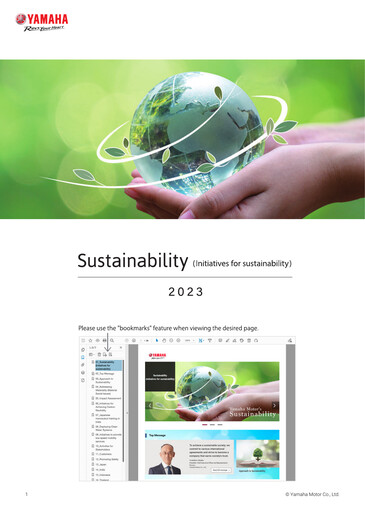 Thumbnail Yamaha Motor Sustainability Report 2023