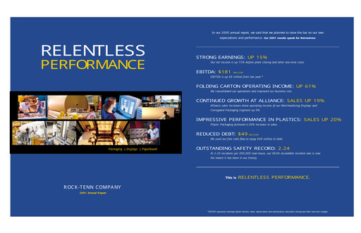 Miniature Smurfit Westrock Rapport annuel 2001