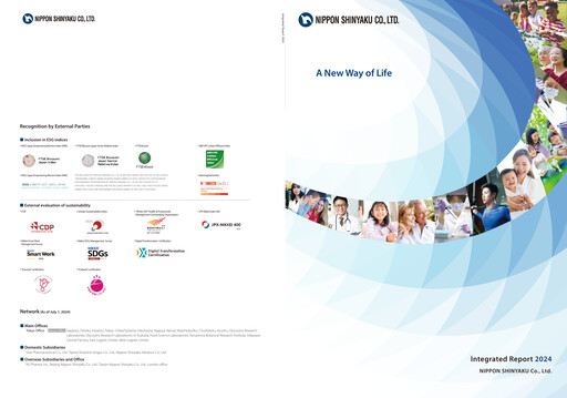 Thumbnail Nippon Shinyaku Annual Report 2024