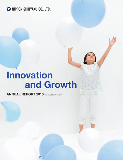 Thumbnail Nippon Shinyaku Annual Report fy2010