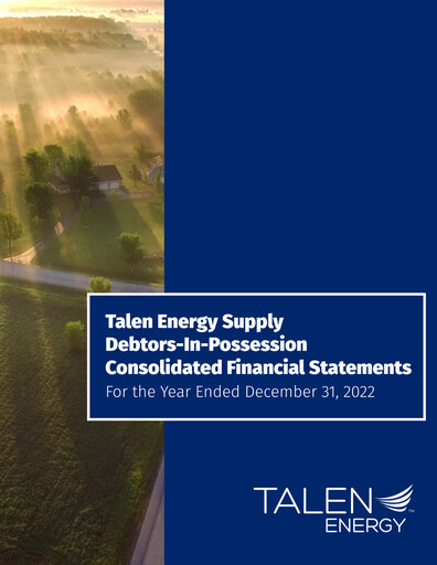 Thumbnail Talen Energy Financial Statement 2022