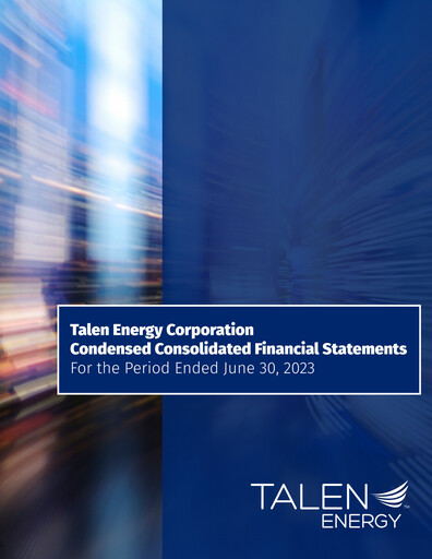Thumbnail Talen Energy Quarterly Report 2023-q2
