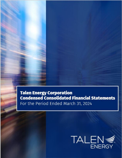 Thumbnail Talen Energy Quarterly Report 2024-q1
