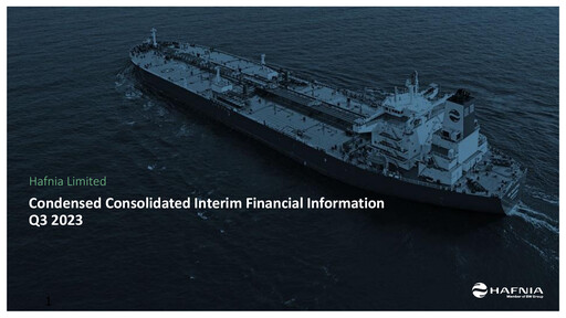 Miniature Hafnia Limited Rapport trimestriel 2023-q3