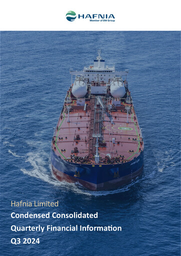 Miniature Hafnia Limited Rapport trimestriel 2024-q3