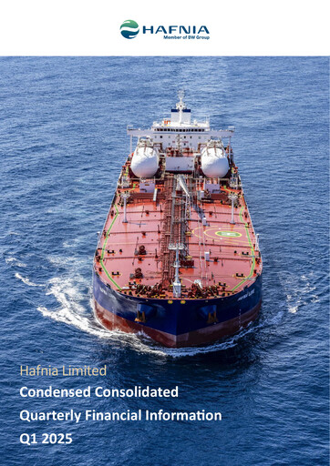 Miniature Hafnia Limited Rapport trimestriel 2025-q1