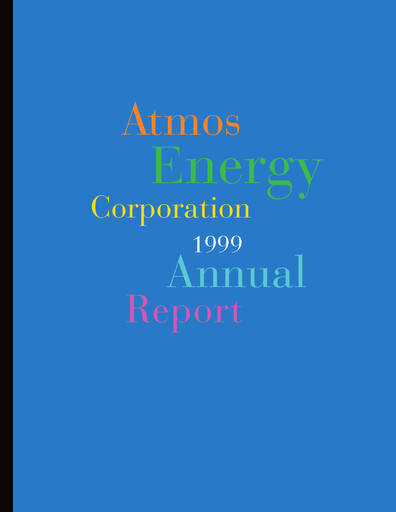 Thumbnail Atmos Energy Annual Report 1999