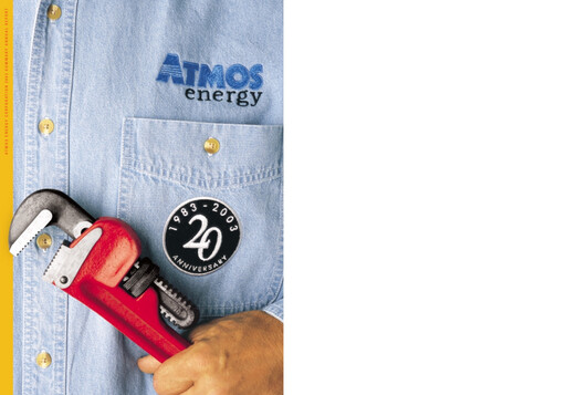 Thumbnail Atmos Energy Annual Report 2003