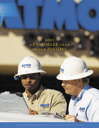 Thumbnail Atmos Energy Annual Report 2005