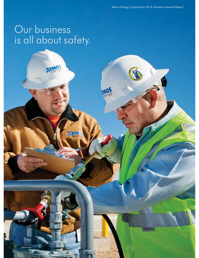 Thumbnail Atmos Energy Annual Report 2010