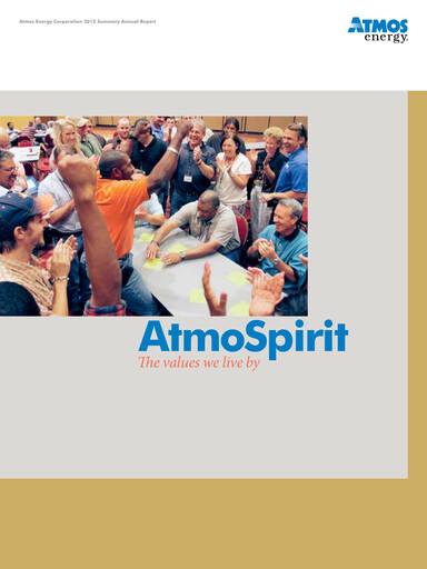 Thumbnail Atmos Energy Annual Report 2012