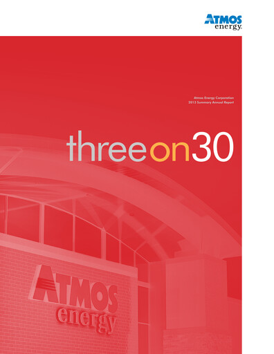 Thumbnail Atmos Energy Annual Report 2013