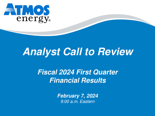 Thumbnail Atmos Energy Quarterly Report 2024-q1