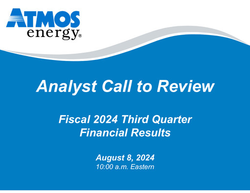Thumbnail Atmos Energy Quarterly Report 2024-q3