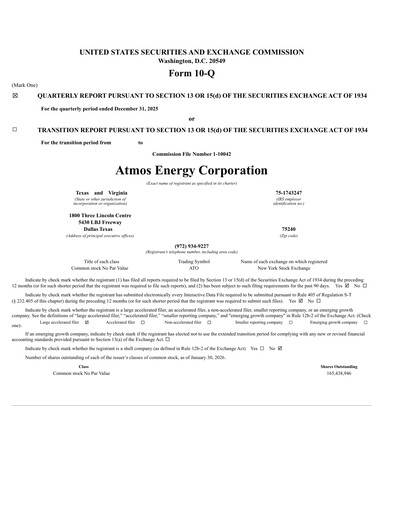 Vorschaubild Atmos Energy Quartalsbericht 2026-q1