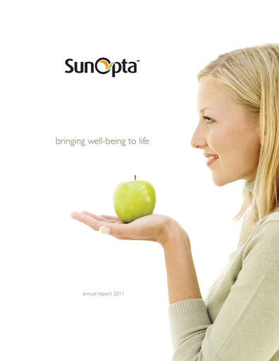 Thumbnail SunOpta Annual Report 2011