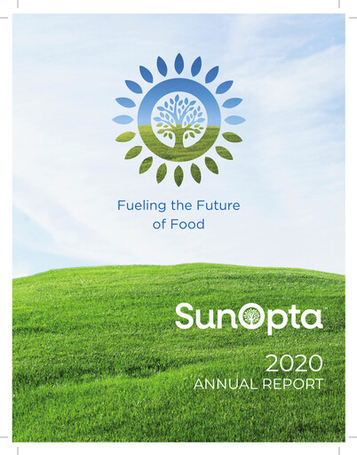 Thumbnail SunOpta Annual Report 2020