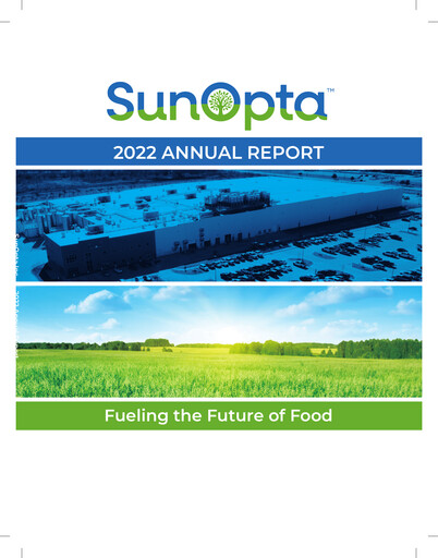 Thumbnail SunOpta Annual Report 2022