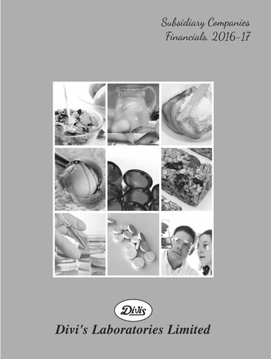 Thumbnail Divis Laboratories Financial Statement 2016-2017