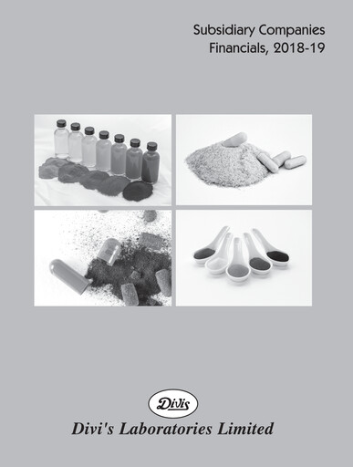Thumbnail Divis Laboratories Financial Statement 2018-2019