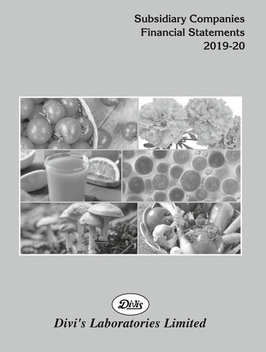 Thumbnail Divis Laboratories Financial Statement 2019-2020