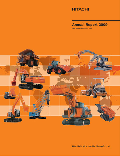 Thumbnail Hitachi Construction Machinery Annual Report 2009
