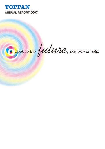 Thumbnail Toppan Annual Report 2007