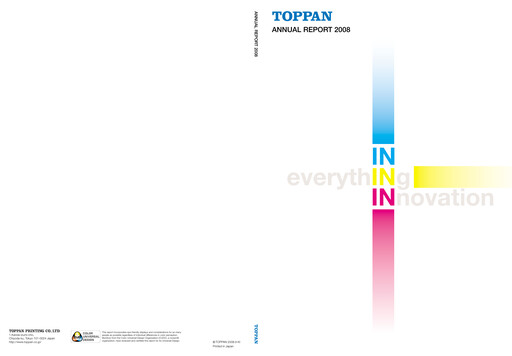 Thumbnail Toppan Annual Report 2008