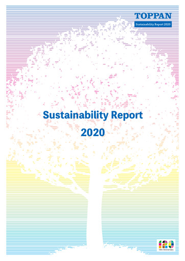 Thumbnail Toppan Sustainability Report 2020
