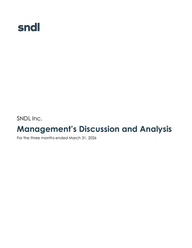 Thumbnail SNDL Inc.
 Quarterly Report 2026-q1
