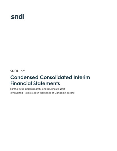 Thumbnail SNDL Inc.
 Quarterly Report 2026-q2