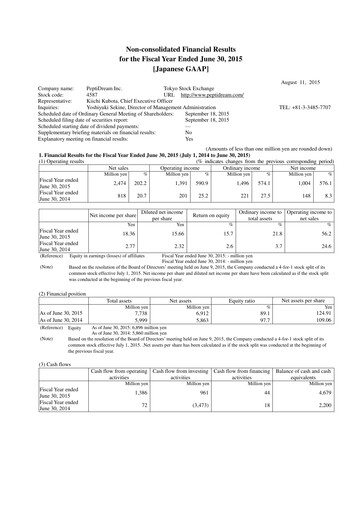 Thumbnail PeptiDream
 Financial Statement fy2015
