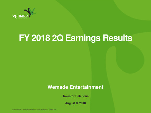 Thumbnail Wemade Quarterly Report 2018-q2