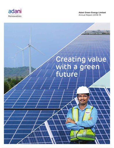 Thumbnail Adani Green Energy
 Annual Report 2019