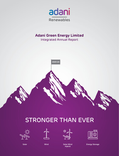 Thumbnail Adani Green Energy
 Annual Report 2023-2024