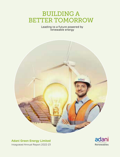 Thumbnail Adani Green Energy
 Annual Report 2023